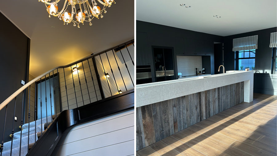 Houtmassiefbouw met verfijnde, duurzame afwerking